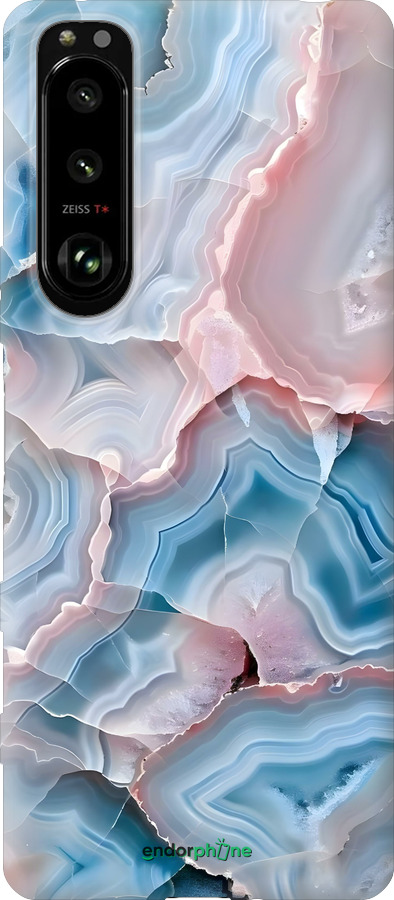 Силиконовый чехол Мрамор для Sony Xperia 5 III - 6306u-2580 изображение 