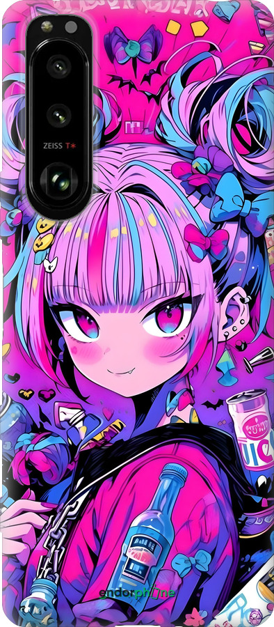 Силиконовый чехол Аниме милаха для Sony Xperia 5 III - 6314u-2580 изображение 