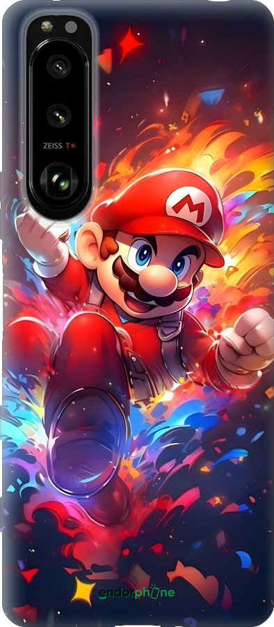Силиконовый чехол Супер Марио для Sony Xperia 5 III - 6342u-2580 изображение 