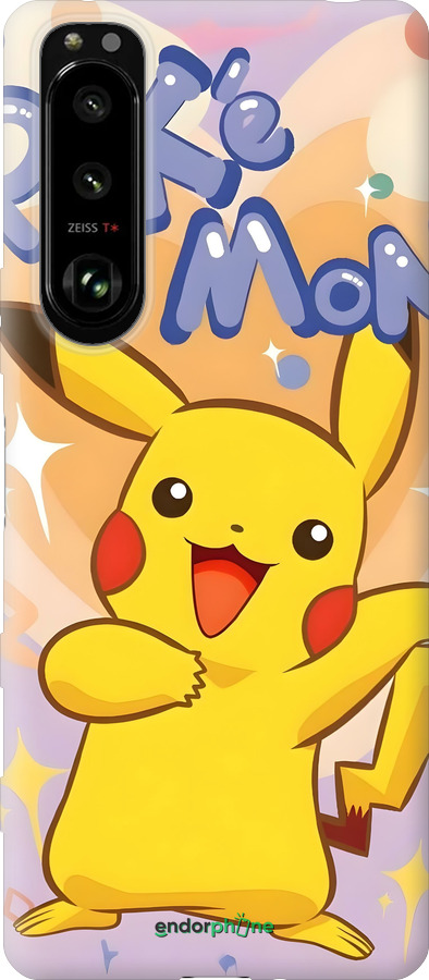 Силіконовий чехол Пикачу для Sony Xperia 5 III - 6383u-2580 изображение 