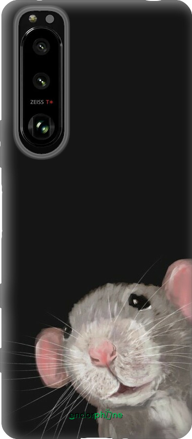 Силиконовый чехол The Peeking Rat для Sony Xperia 5 III - 6442u-2580 изображение 