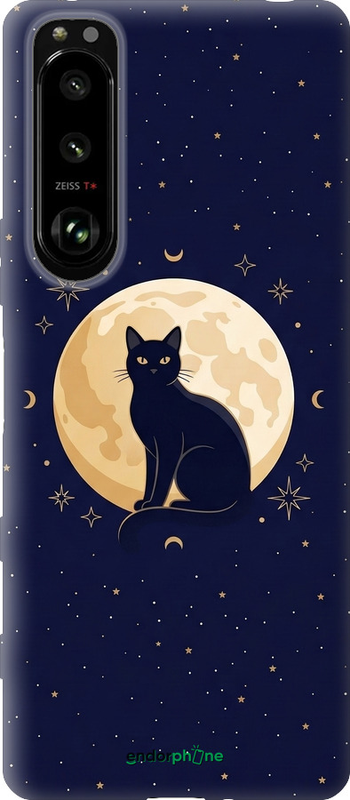 Силіконовий чехол Cute Cat Celestial/Witchy для Sony Xperia 5 III - 6787u-2580 изображение 