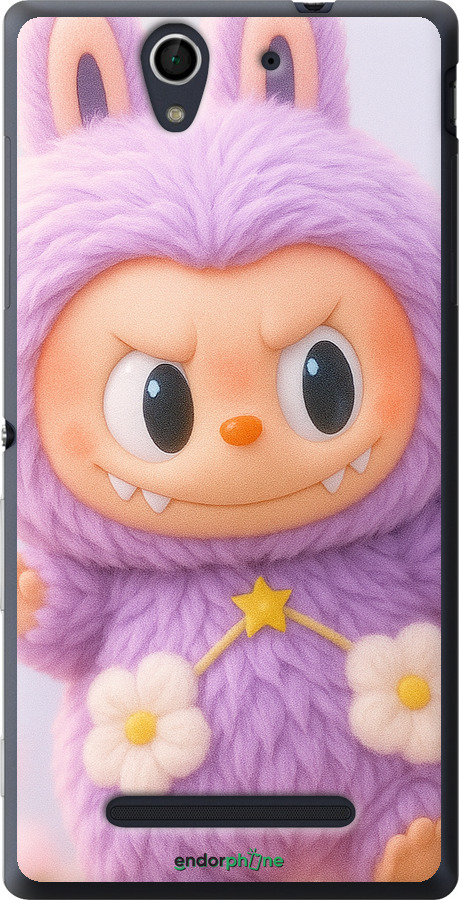 Силіконовий чехол Лабубу для Sony Xperia C3 D2502 - 6708u-171 изображение 