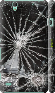 3D пластиковий глянцевий чехол Glass для Sony Xperia C4 E5333 - 6608c-295 изображение 