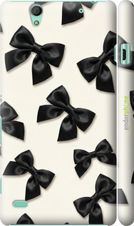 3D пластиковый глянцевый чехол Dark Coquette для Sony Xperia C4 E5333 - 6765c-295 изображение 