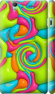 3D пластиковый глянцевый чехол 'Y2K Jelly Dream' для Sony Xperia C4 E5333 изображение 5