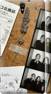 3D пластиковый матовый чехол Aesthetic Scrapbook Collage для Sony Xperia C5 Ultra Dual E5533 - 6773m-506 изображение 