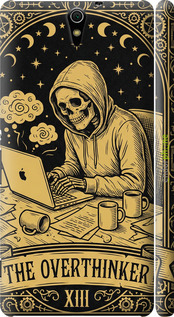 3D пластиковый глянцевый чехол 'The Overthinker' для Sony Xperia C5 Ultra Dual E5533 изображение 1