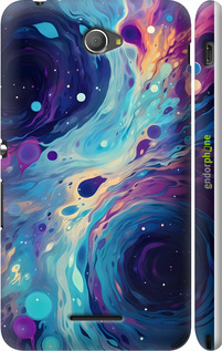 3D пластиковый матовый чехол Арт акварель для Sony Xperia E4 Dual E2115 - 6329m-87 изображение 
