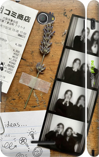 3D пластиковый глянцевый чехол Aesthetic Scrapbook Collage для Sony Xperia E4 Dual E2115 - 6773c-87 изображение 