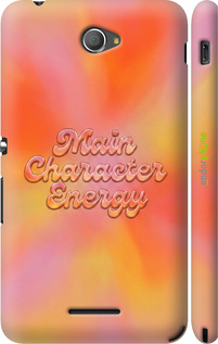 3D пластиковый глянцевый чехол Aura Gradient Main Character Energy Aesthetic Y2K для Sony Xperia E4 Dual E2115 - 6783c-87 изображение 