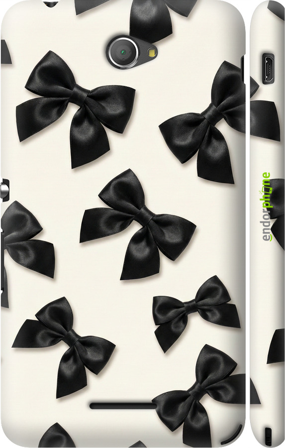 3D пластиковий глянцевий чехол Dark Coquette для Sony Xperia E4 Dual E2115 - 6765c-87 изображение 