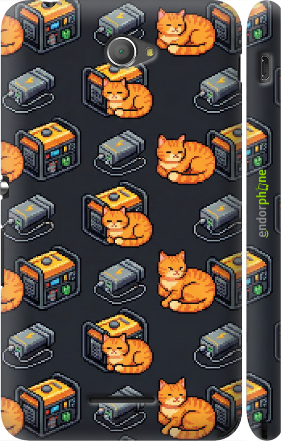 3D пластиковый матовый чехол Autonomous Zone для Sony Xperia E4 Dual E2115 - 6771m-87 изображение 