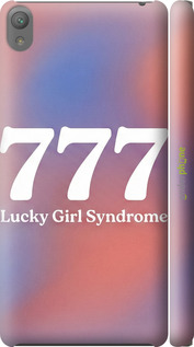 3D пластиковый глянцевый чехол 'Aesthetic Aura Gradient 777 Lucky Energy' для Sony Xperia E5 F3311 изображение 5