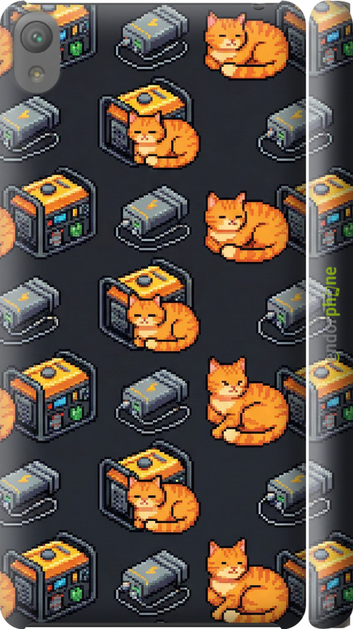 3D пластиковый глянцевый чехол Autonomous Zone для Sony Xperia E5 F3311 - 6771c-458 изображение 