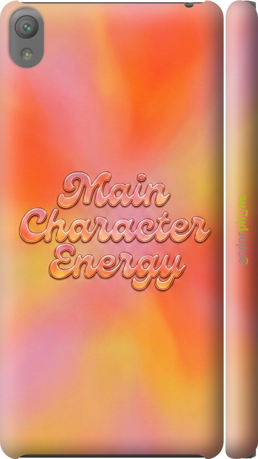 3D пластиковый матовый чехол Aura Gradient Main Character Energy Aesthetic Y2K для Sony Xperia E5 F3311 - 6783m-458 изображение 