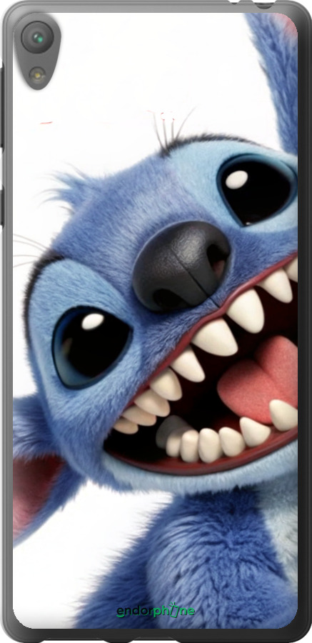 Силиконовый чехол Стич для Sony Xperia E5 F3311 - 6684u-458 изображение 