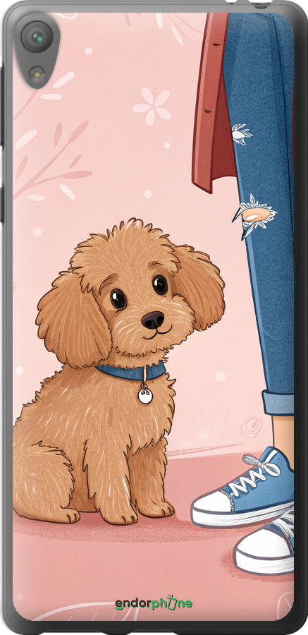 Силиконовый чехол Мальтипу 3 для Sony Xperia E5 F3311 - 6706u-458 изображение 