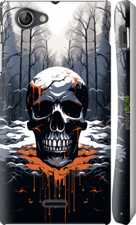 3D пластиковый глянцевый чехол Чехол для телефона для Sony Xperia J ST26i - 5960c-779 изображение 