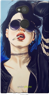 Силиконовый чехол Девушка на стиле для Sony Xperia L2 H4311 - 4151u-1394 изображение 