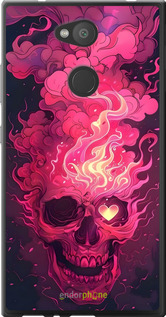 Силиконовый чехол Череп арт для Sony Xperia L2 H4311 - 6385u-1394 изображение 