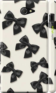 3D пластиковый глянцевый чехол 'Dark Coquette' для Sony Xperia M2 D2305 изображение 1
