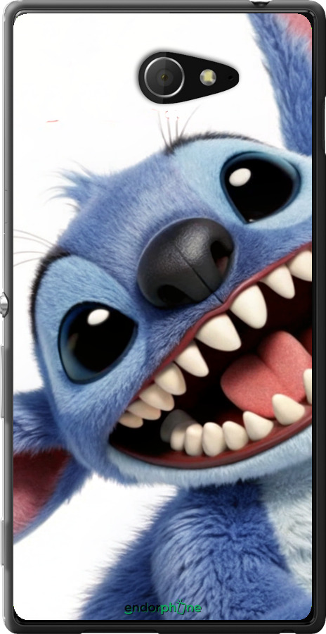 Силіконовий чехол Стіч для Sony Xperia M2 dual D2302 - 6684u-61 изображение 