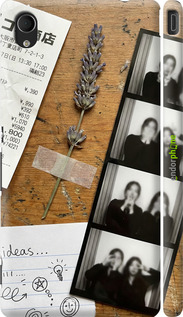 3D пластиковый матовый чехол 'Aesthetic Scrapbook Collage' для Sony Xperia M4 Aqua E2312 изображение 4