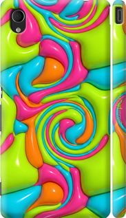 3D пластиковый матовый чехол 'Y2K Jelly Dream' для Sony Xperia M4 Aqua E2312 изображение 3