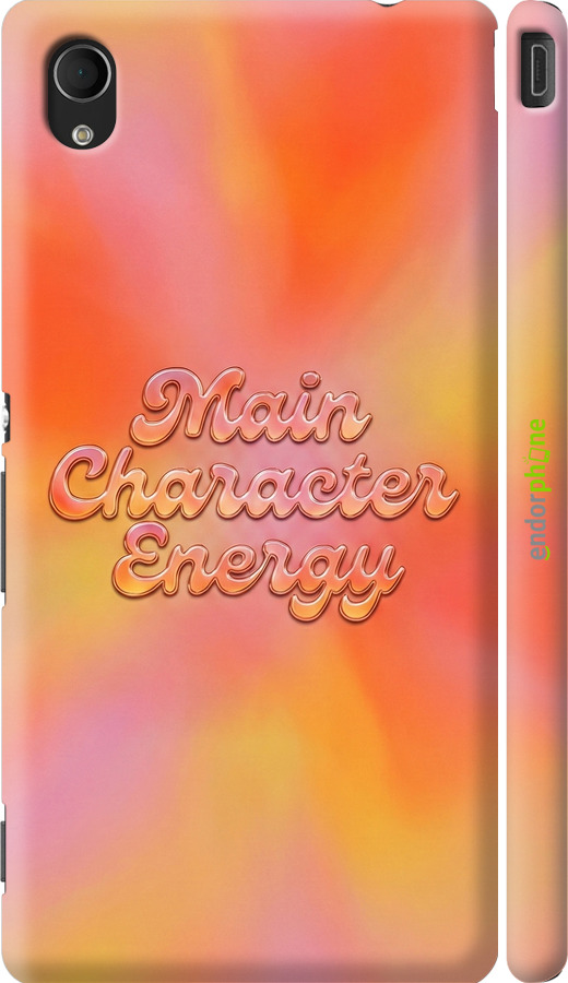 3D пластиковый матовый чехол Aura Gradient Main Character Energy Aesthetic Y2K для Sony Xperia M4 Aqua E2312 - 6783m-162 изображение 