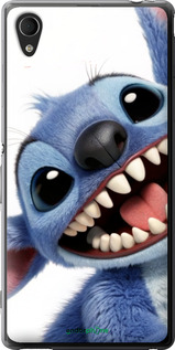 Силиконовый чехол Стич для Sony Xperia M4 Aqua E2312 - 6684u-162 изображение 