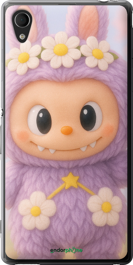 Силиконовый чехол Лабубу 1 для Sony Xperia M4 Aqua E2312 - 6709u-162 изображение 