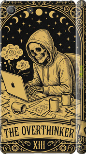 3D пластиковый глянцевый чехол 'The Overthinker' для Sony Xperia M5 E5633 изображение 1