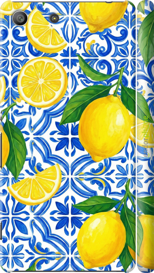 3D пластиковый глянцевый чехол Grocery Girl Italian Summer для Sony Xperia M5 E5633 - 6766c-217 изображение 