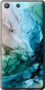 Силиконовый чехол С красочной абстрактной картиной Соленые берега для Sony Xperia M5 E5633 - 6405u-217 изображение 