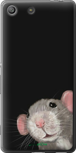 Силиконовый чехол The Peeking Rat для Sony Xperia M5 E5633 - 6442u-217 изображение 