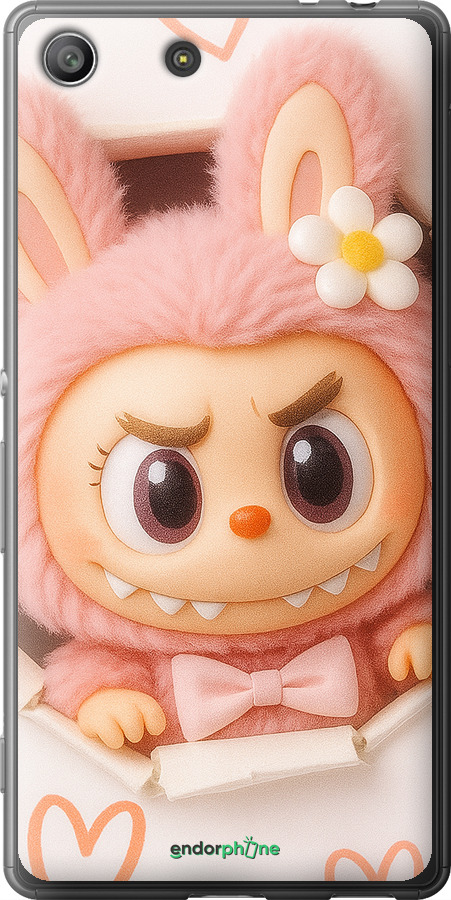 Силиконовый чехол Лабубу 2 для Sony Xperia M5 E5633 - 6710u-217 изображение 