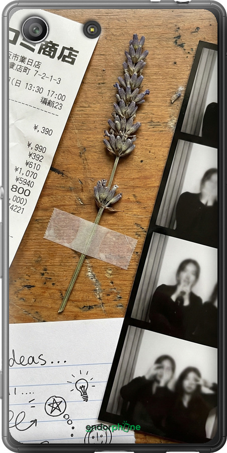 Силиконовый чехол Aesthetic Scrapbook Collage для Sony Xperia M5 E5633 - 6773u-217 изображение 