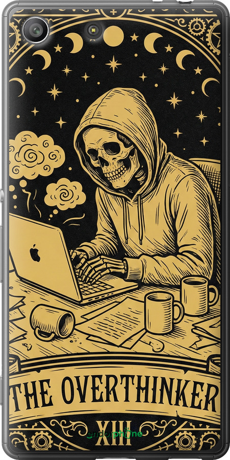 Силіконовий чехол The Overthinker для Sony Xperia M5 E5633 - 6774u-217 изображение 