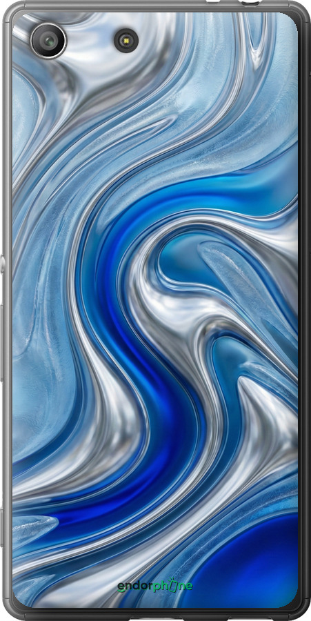 Силиконовый чехол Liquid Chrome для Sony Xperia M5 E5633 - 6781u-217 изображение 