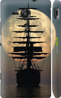 3D пластиковий глянцевий чехол Корабель для Sony Xperia SP M35H - 5998c-280 изображение 