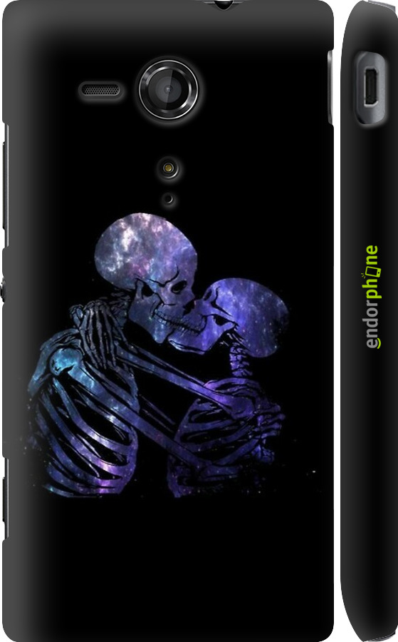 3D пластиковый глянцевый чехол С изображением скелета для Sony Xperia SP M35H - 6537c-280 изображение 