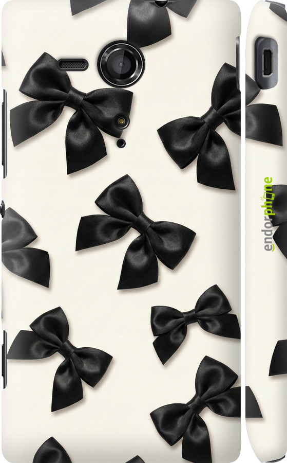 3D пластиковий матовий чехол Dark Coquette для Sony Xperia SP M35H - 6765m-280 изображение 