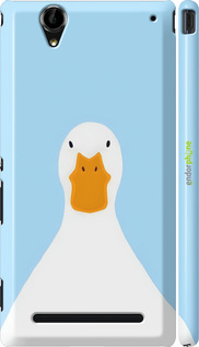 3D пластиковий глянцевий чехол Гусак для Sony Xperia T2 Ultra Dual D5322 - 6350c-92 изображение 