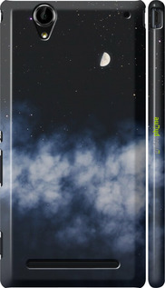 3D пластиковий матовий чехол Нічне небо для Sony Xperia T2 Ultra Dual D5322 - 6450m-92 изображение 