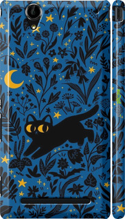 3D пластиковий глянцевий чехол Літня ніч для Sony Xperia T2 Ultra Dual D5322 - 6472c-92 изображение 