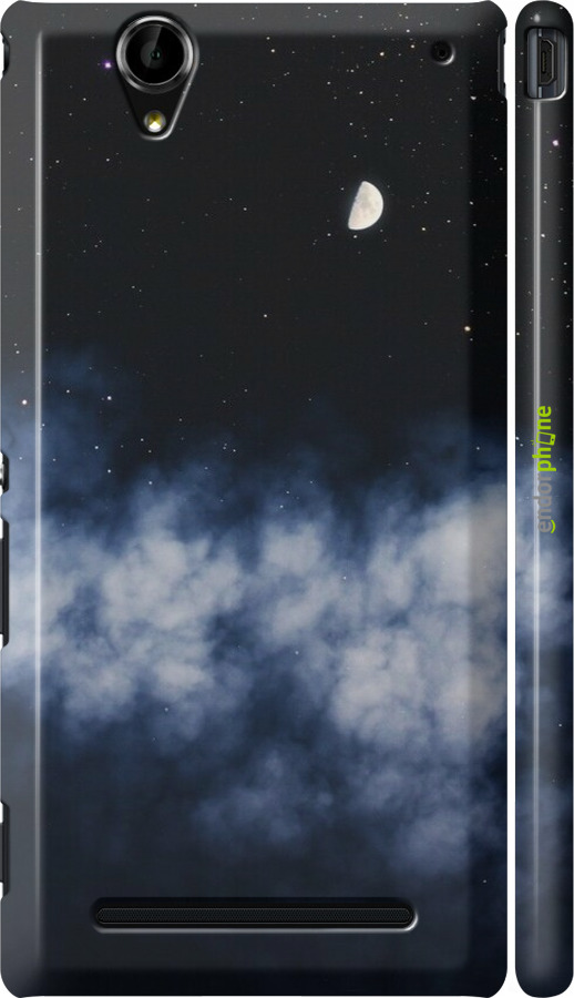 3D пластиковий матовий чехол Нічне небо для Sony Xperia T2 Ultra Dual D5322 - 6450m-92 изображение 