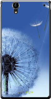 Силиконовый чехол Одуванчик для Sony Xperia T2 Ultra Dual D5322 - 6005u-92 изображение 