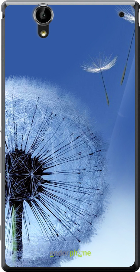 Силиконовый чехол Одуванчик для Sony Xperia T2 Ultra Dual D5322 - 6005u-92 изображение 