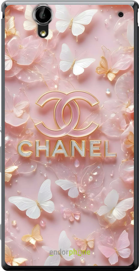 Силіконовий чехол Шанель для Sony Xperia T2 Ultra Dual D5322 - 6366u-92 изображение 